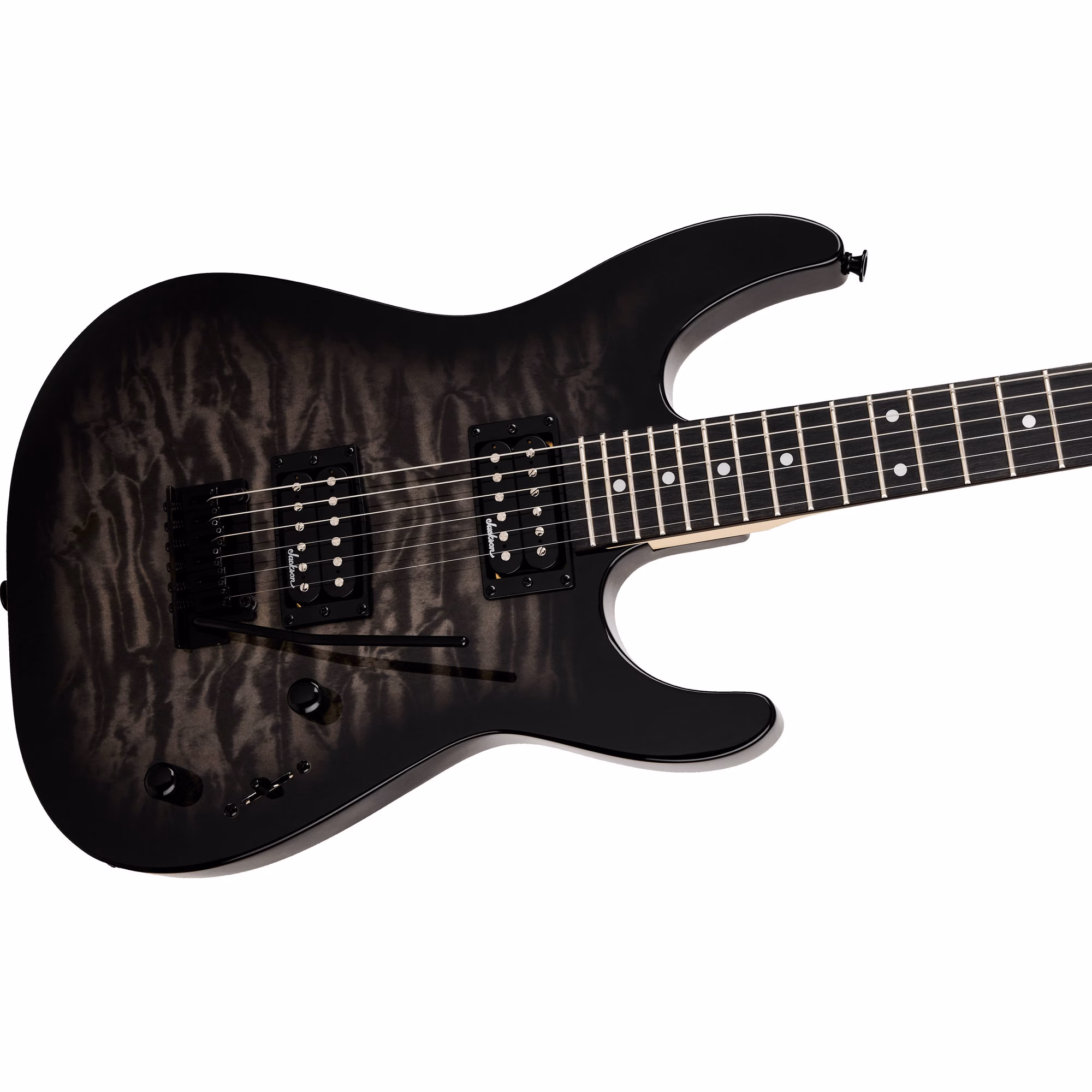 Guitarra Eléctrica Jackson JS Series Dinky JS11Q Transparent Black - Imagen 6
