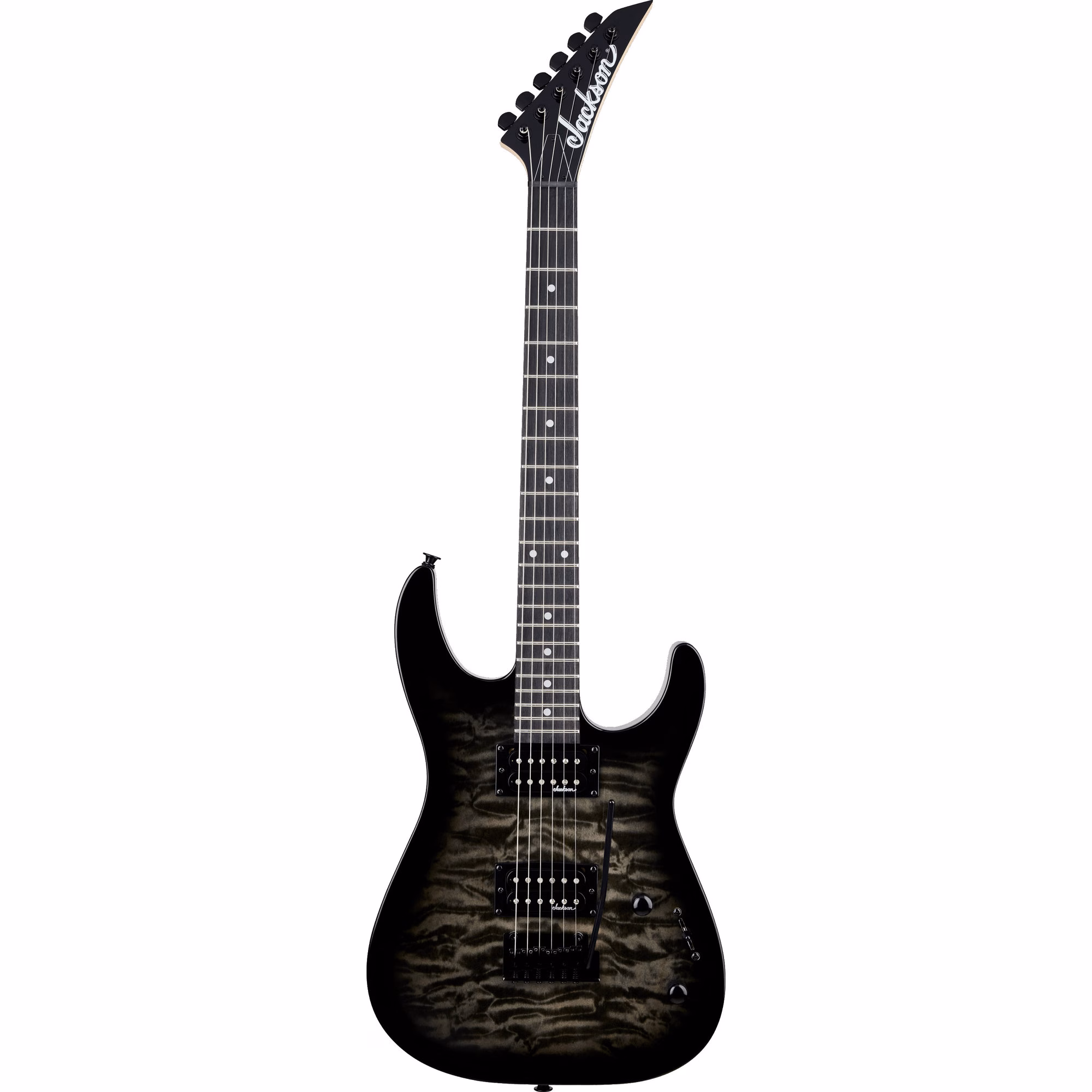 Guitarra Eléctrica Jackson JS Series Dinky JS11Q Transparent Black