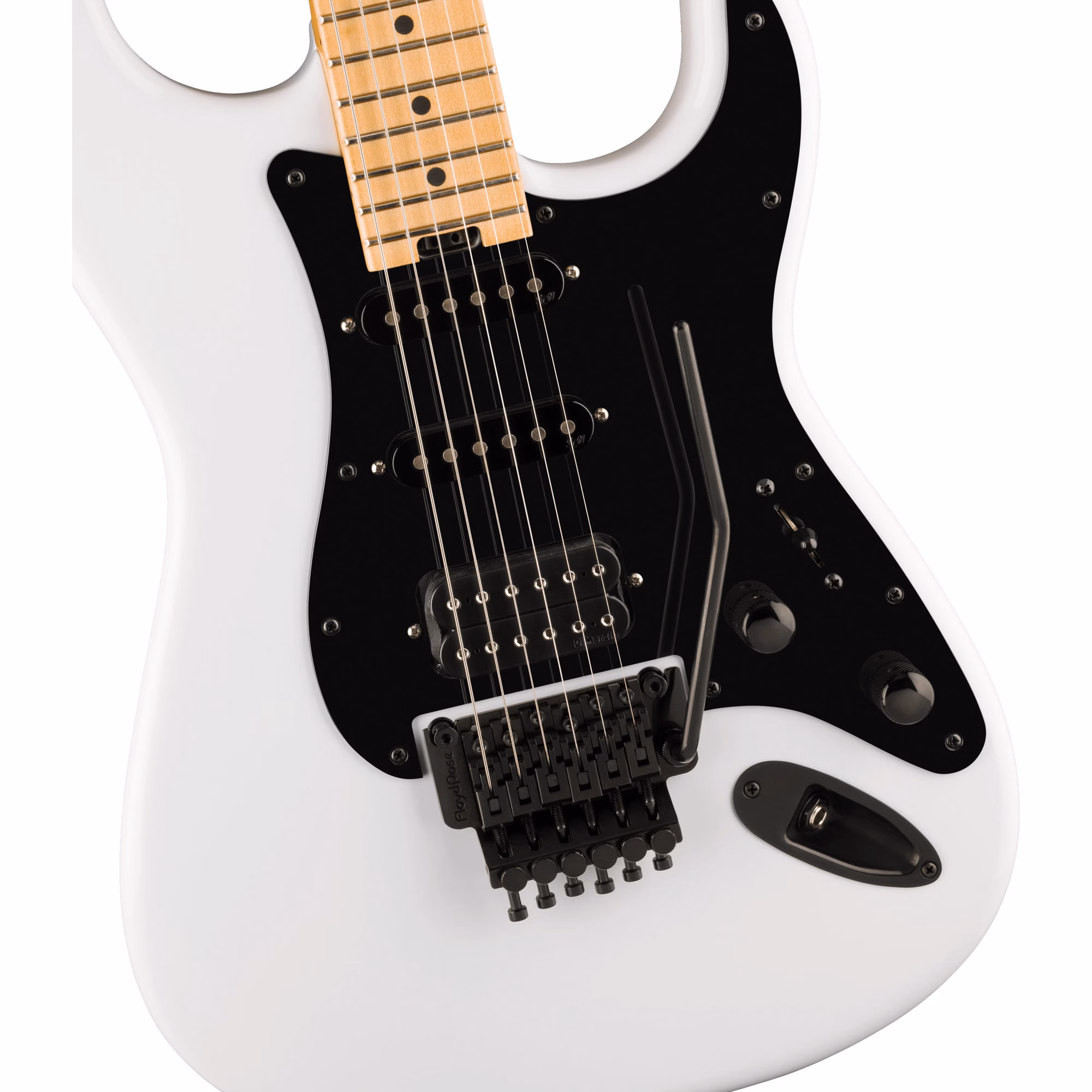 Guitarra Eléctrica Jackson 50th Anniversary Iron Maiden Adrian Smith SC1 Snow White - Imagen 5