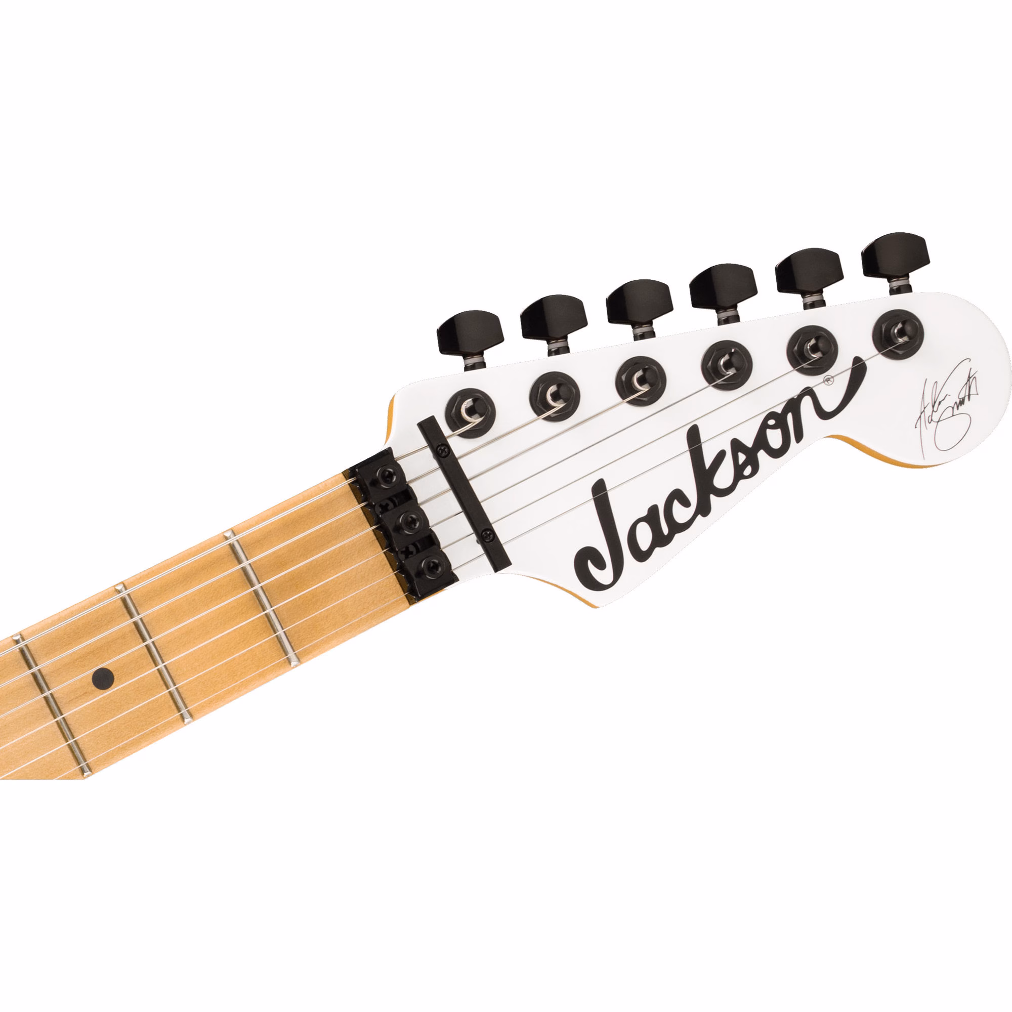 Guitarra Eléctrica Jackson 50th Anniversary Iron Maiden Adrian Smith SC1 Snow White - Imagen 6