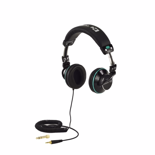 Auriculares Montarbo MDH-40 cerrados de estudio vista frontal color negro