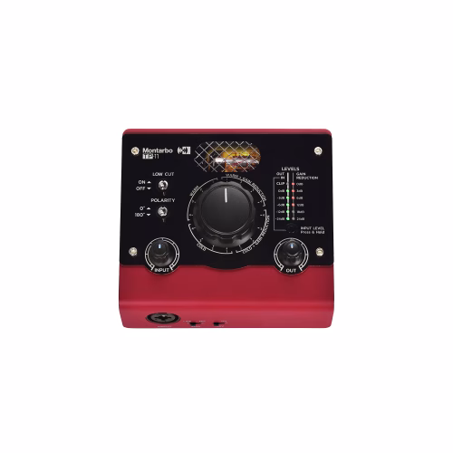 Montarbo TP-11 preamplificador a válvula vista frontal panel de controles