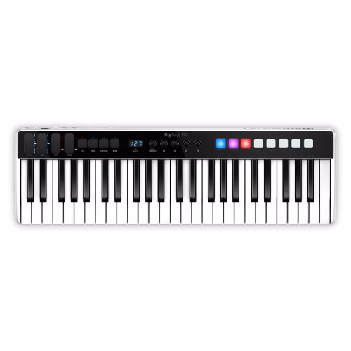 Controlador MIDI con Interfaz de Audio IK Multimedia iRig Keys I/O 49