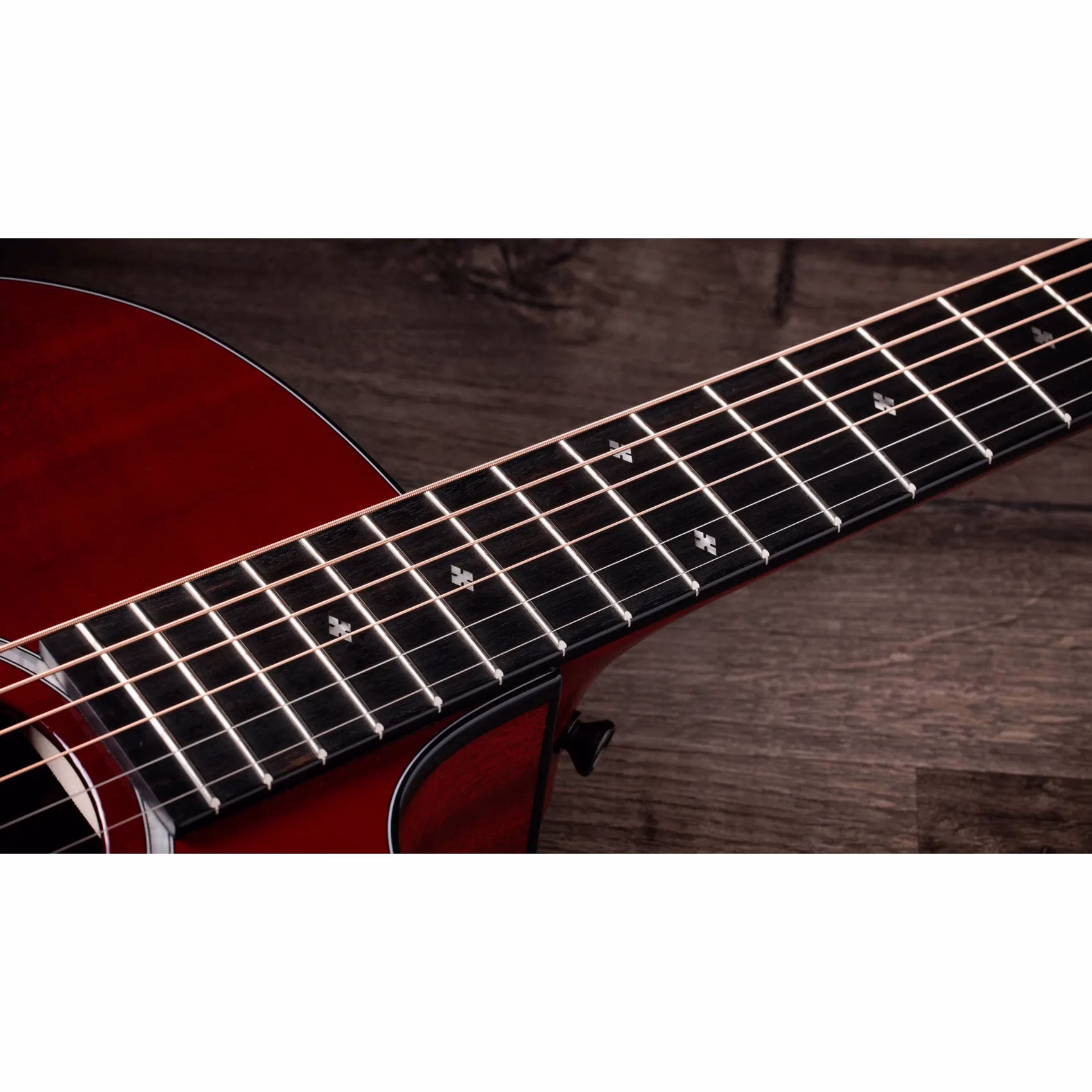 Guitarra Electroacústica Taylor 224ce Plus Special Edition Trans Red - Imagen 9