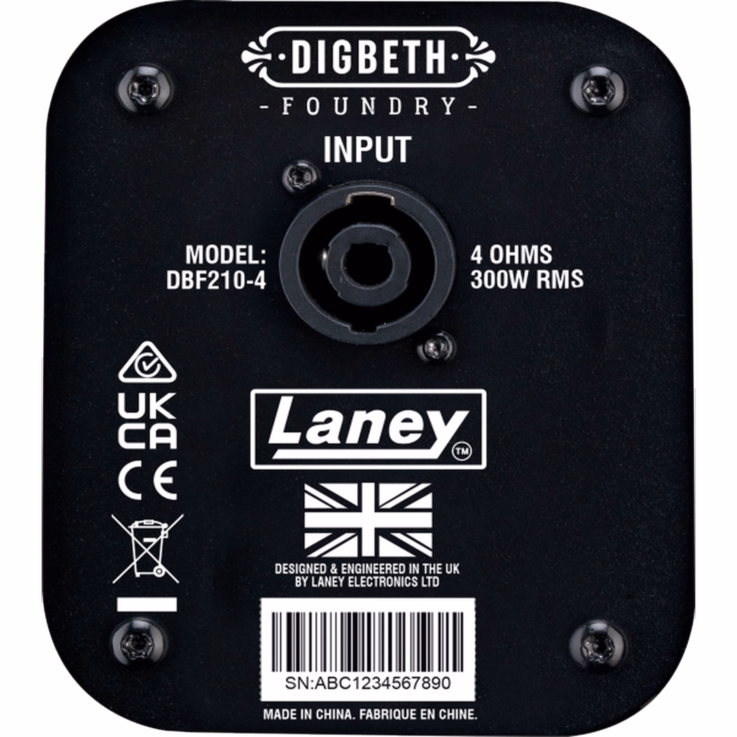 Bafle para Bajo Laney Digbeth DBF210-4 2x10" - Imagen 4