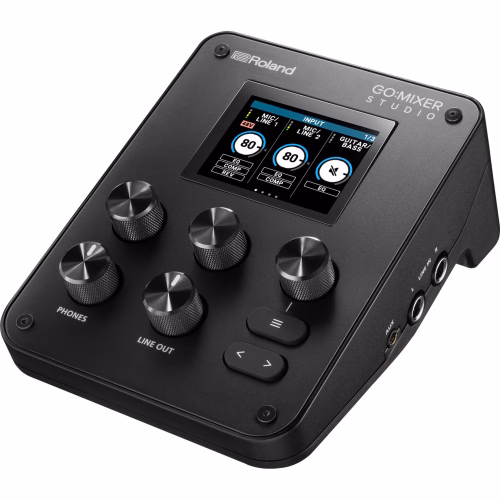 Mixer e Interfaz de Audio Roland GO:MIXER STUDIO Portátil USB-C - Imagen 2