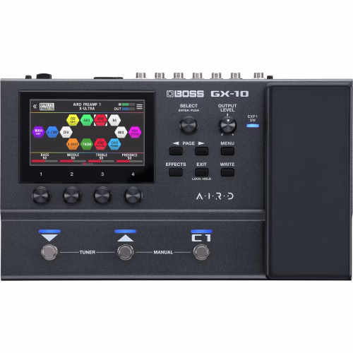 Pedalera Multiefectos BOSS GX-10 Procesador de Efectos para Guitarra y Bajo