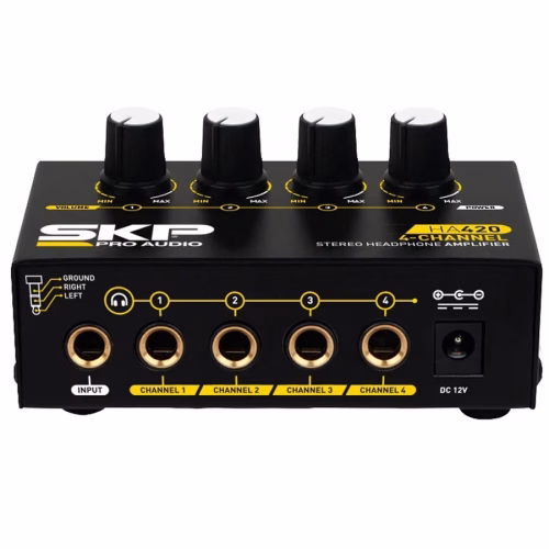 Amplificador para auriculares de 4 canales SKP HA-420 MKII