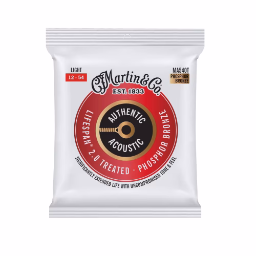 Cuerdas para Guitarra Acústica Martin MA540T Lifespan 2.0 Light 12-54