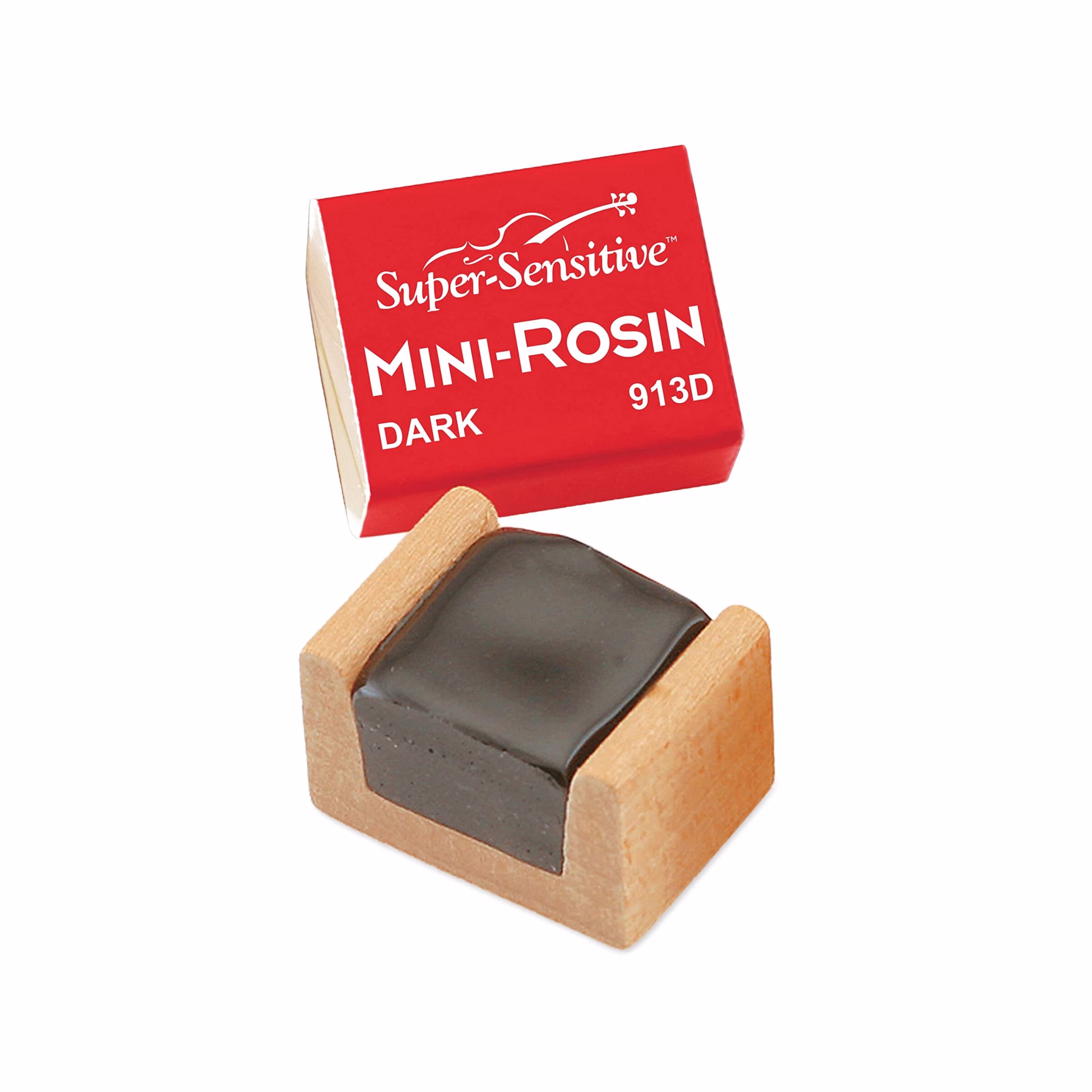 Resina Super-Sensitive Mini Oscura para Violín, Viola y Cello