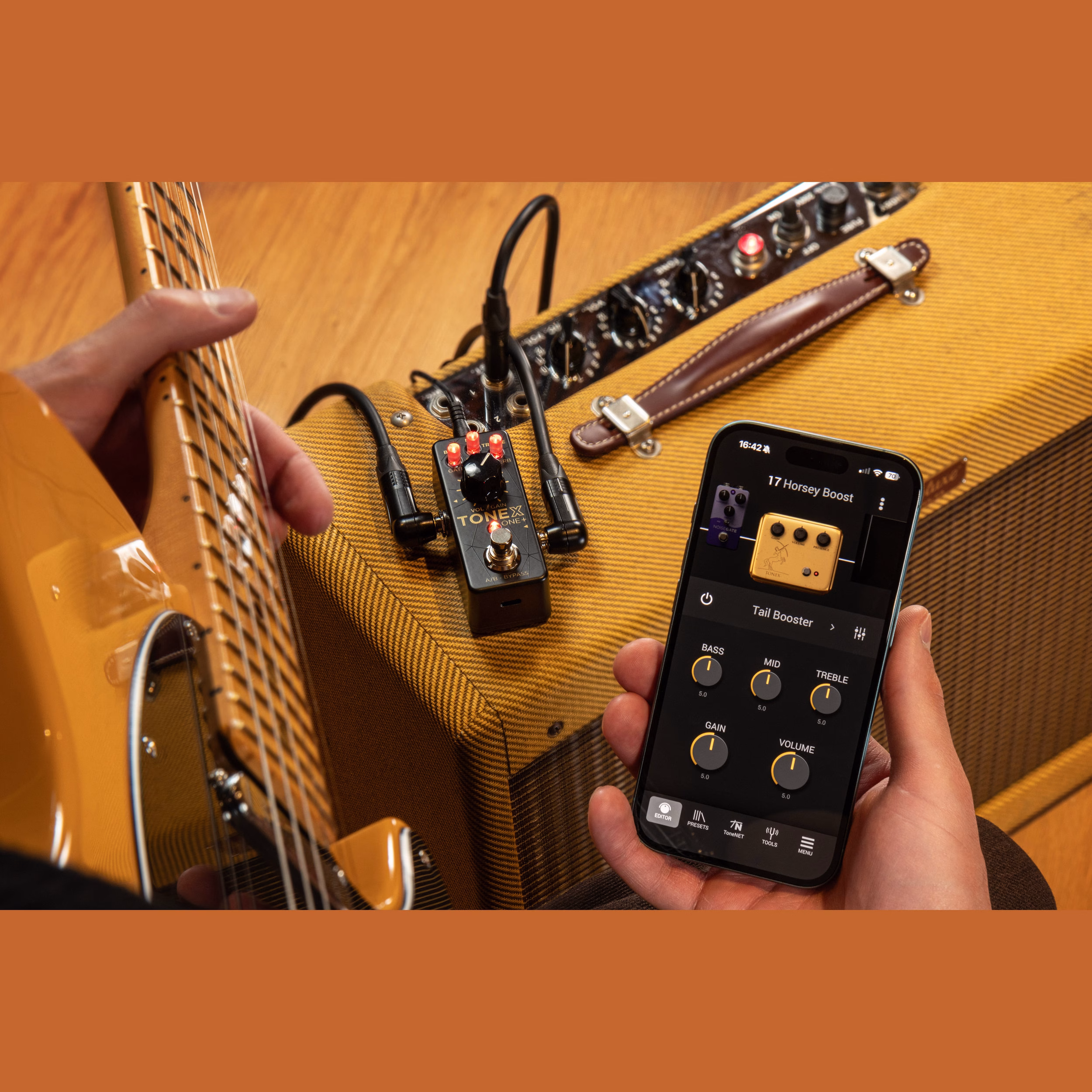 Pedal Modelador IK Multimedia TONEX ONE+ con Bluetooth y MIDI - Imagen 8