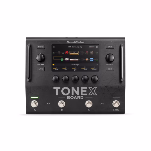 Pedalera multiefectos IK Multimedia TONEX Board vista frontal