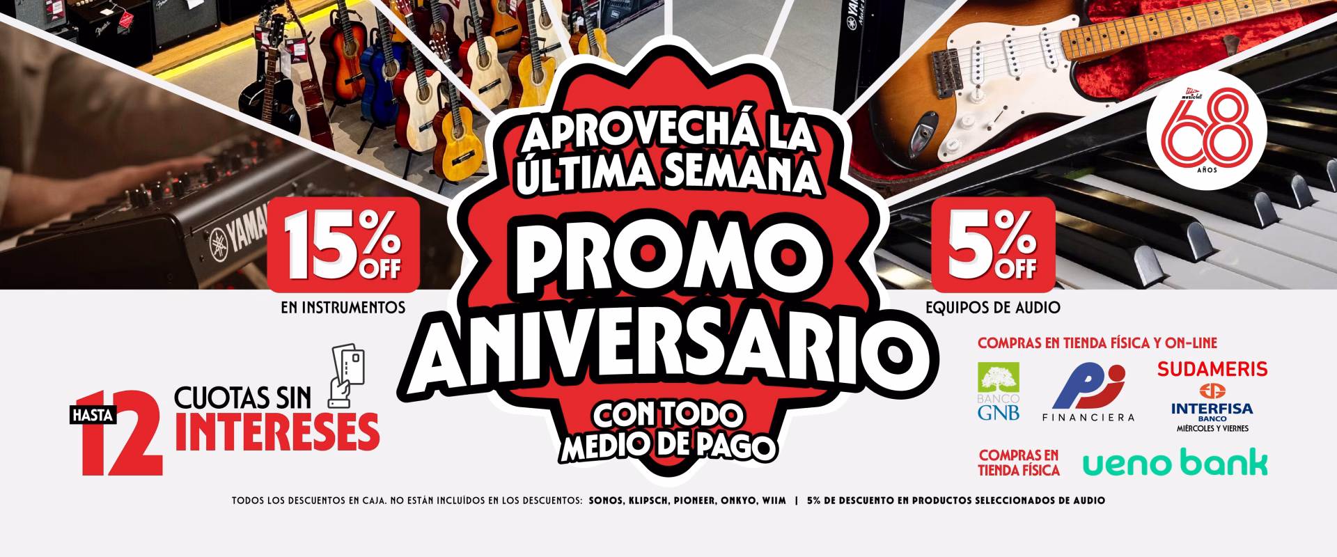 Última semana de promo aniversario